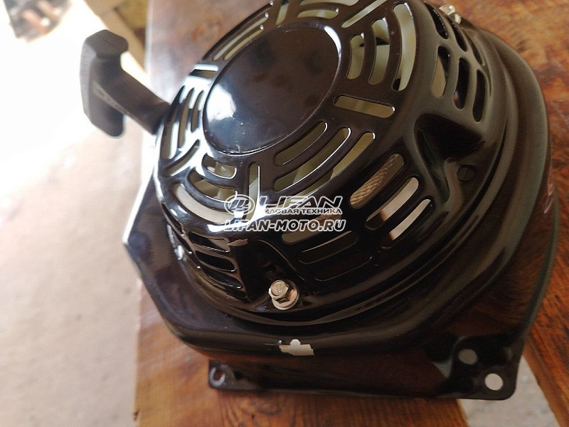 картинка Ручной старт LIFAN 23100/168F-170F с кожухом Уценка (замят, повреждение ЛКП) от официального представителя завода LIFAN в России