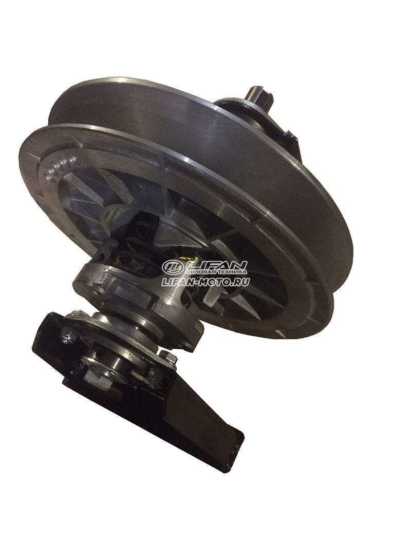 картинка Вариатор с кронштейном в сборе двухопорный 280 мм (D25, под шпонку 8 мм) от официального представителя завода LIFAN в России