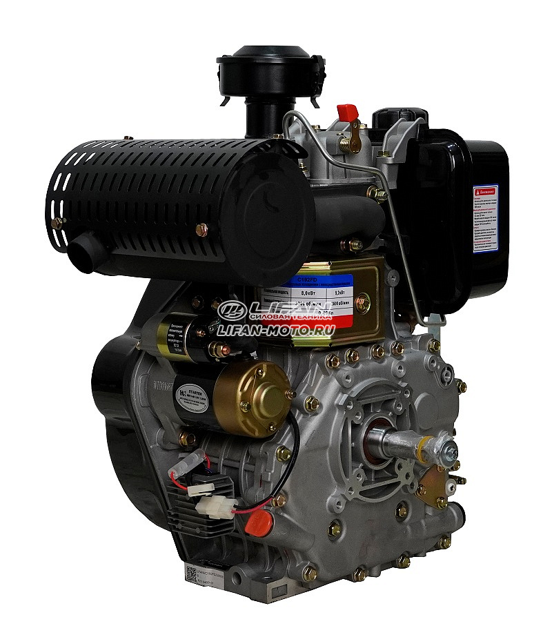 картинка Двигатель Lifan Diesel 192FD, вал Ø25мм, катушка 6 Ампер от официального представителя завода LIFAN в России картинка Двигатель Lifan Diesel 192FD, вал Ø25мм, катушка 6 Ампер от официального представителя завода LIFAN в России
