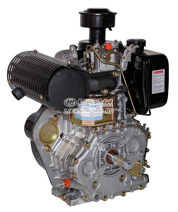 картинка Двигатель Lifan Diesel 192F, вал Ø25мм от официального представителя завода LIFAN в России картинка Двигатель Lifan Diesel 192F, вал Ø25мм от официального представителя завода LIFAN в России