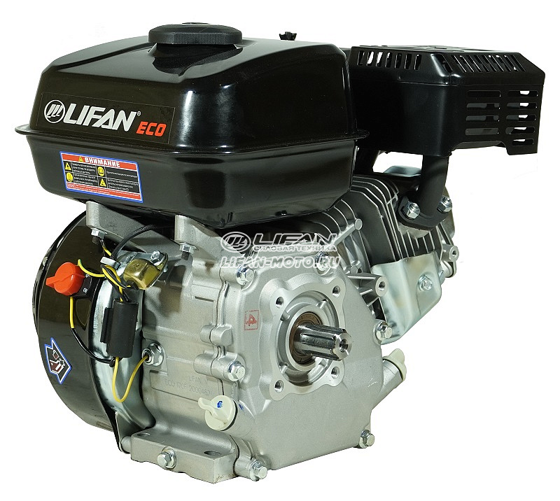 картинка Двигатель Lifan 170F Eco, шлицевой вал от официального представителя завода LIFAN в России