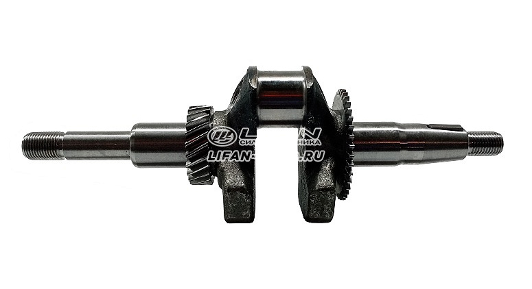картинка Коленвал LIFAN 13100/168F-2 (для мотопомпы 50WG) резьбовой вал T2 type) от официального представителя завода LIFAN в России картинка Коленвал LIFAN 13100/168F-2 (для мотопомпы 50WG) резьбовой вал T2 type) от официального представителя завода LIFAN в России