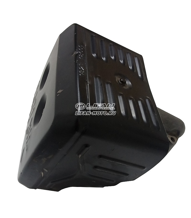 картинка Глушитель в сборе LIFAN 18000/182F-190F Уценка (имеется вмятина) от официального представителя завода LIFAN в России