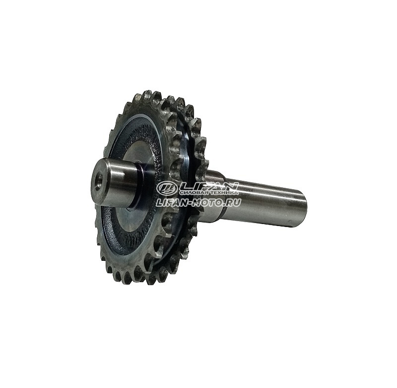 картинка Вал приводной редуктора (цепной) 22121/168F-2L от официального представителя завода LIFAN в России