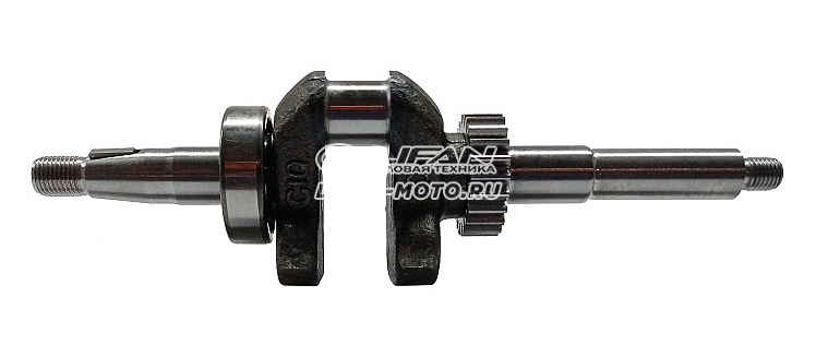 картинка Коленвал LIFAN 13100/152F (для мотопомпы 25ZB12-1.4Q) резьбовой вал W1 type от официального представителя завода LIFAN в России
