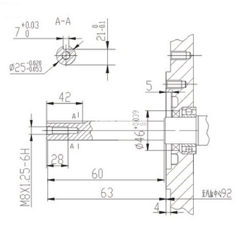 картинка Коленвал LIFAN 13110/173F-177F D25 мм (S type) от официального представителя завода LIFAN в России
