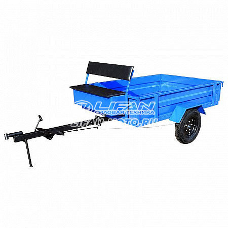картинка Телега "Forza" ТПМ 2-221 (2-х местная, 500кг, разъемное дышло, тормоз, колеса 4*10) от официального представителя завода LIFAN в России
