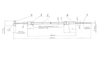 картинка Трос газа 2500 мм от официального представителя завода LIFAN в России