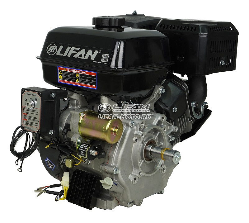 картинка Двигатель Lifan NP445E, вал Ø25мм, катушка 18 Ампер от официального представителя завода LIFAN в России