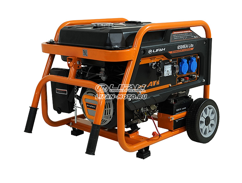 картинка Генератор Lifan 6500EA Lite от официального представителя завода LIFAN в России