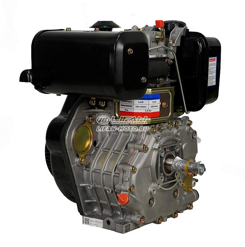 картинка Двигатель Lifan Diesel 186F, вал Ø25мм от официального представителя завода LIFAN в России картинка Двигатель Lifan Diesel 186F, вал Ø25мм от официального представителя завода LIFAN в России