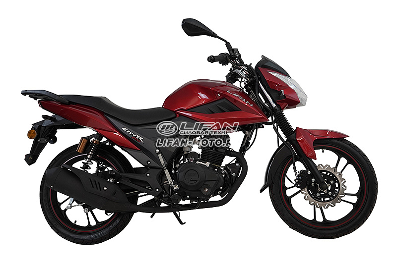 картинка Мотоцикл Lifan CITYR LF200 (LF175-2E) красный от официального представителя завода LIFAN в России