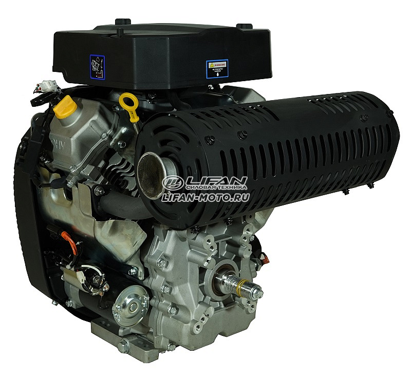 картинка Двигатель Lifan LF2V90F ECC, вал 28,575мм, катушка 20А датчик давл./м от официального представителя завода LIFAN в России