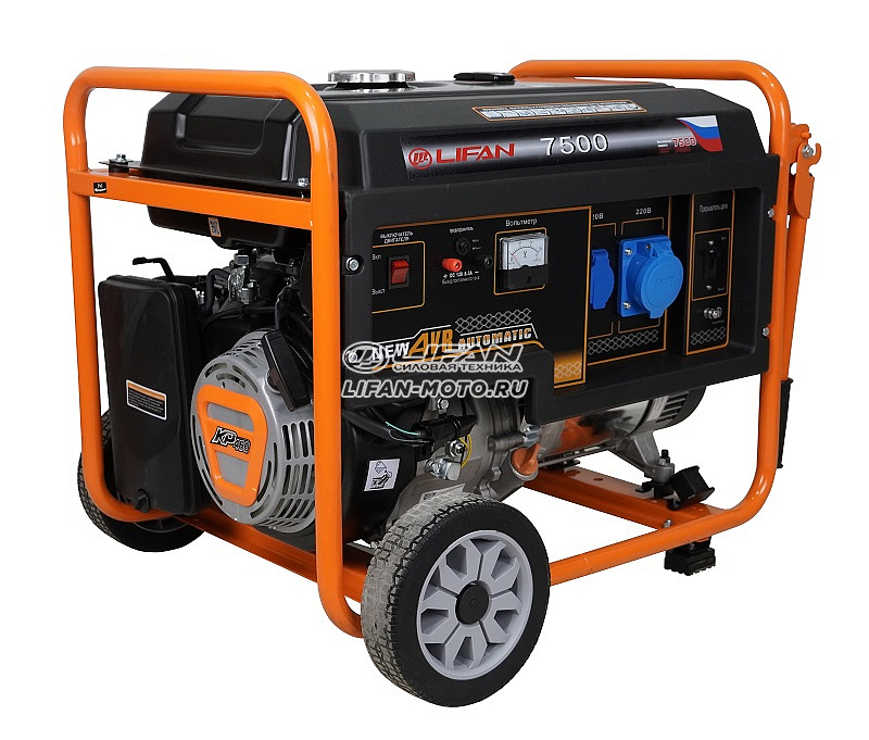 картинка Генератор Lifan 7 GF-6 (7500) от официального представителя завода LIFAN в России