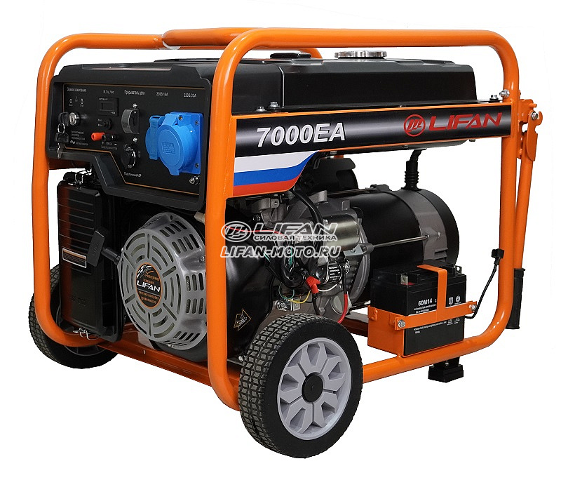 картинка Генератор Lifan 6 GF-5A (7000EA) от официального представителя завода LIFAN в России