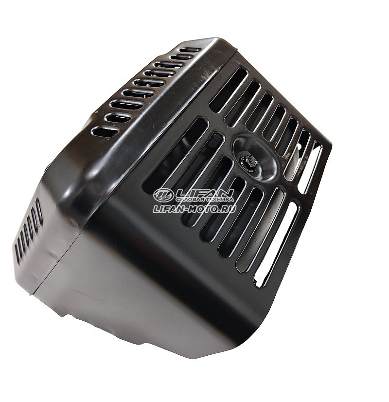 картинка Глушитель в сборе LIFAN 18000/182F-190F (без выпуск коллектора) Уценка от официального представителя завода LIFAN в России