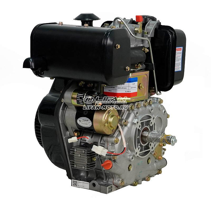 картинка Двигатель Lifan Diesel 188FD, вал Ø25мм, катушка 6 Ампер от официального представителя завода LIFAN в России картинка Двигатель Lifan Diesel 188FD, вал Ø25мм, катушка 6 Ампер от официального представителя завода LIFAN в России