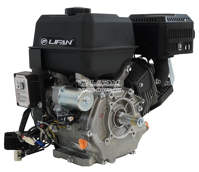 картинка Двигатель Lifan KP500E ECC, вал Ø25мм, катушка 18 Ампер (элемент возд. фильтра тип "зима") от официального представителя завода LIFAN в России
