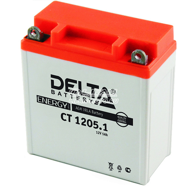 картинка Аккумулятор Delta CT 1205.1 от официального представителя завода LIFAN в России картинка Аккумулятор Delta CT 1205.1 от официального представителя завода LIFAN в России
