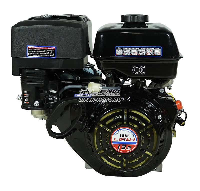 картинка Двигатель Lifan 188F D25 Уценка (повреждение/отсутствие упаковки) от официального представителя завода LIFAN в России