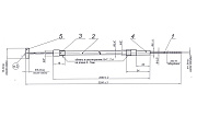 картинка Трос газа 2200 мм от официального представителя завода LIFAN в России