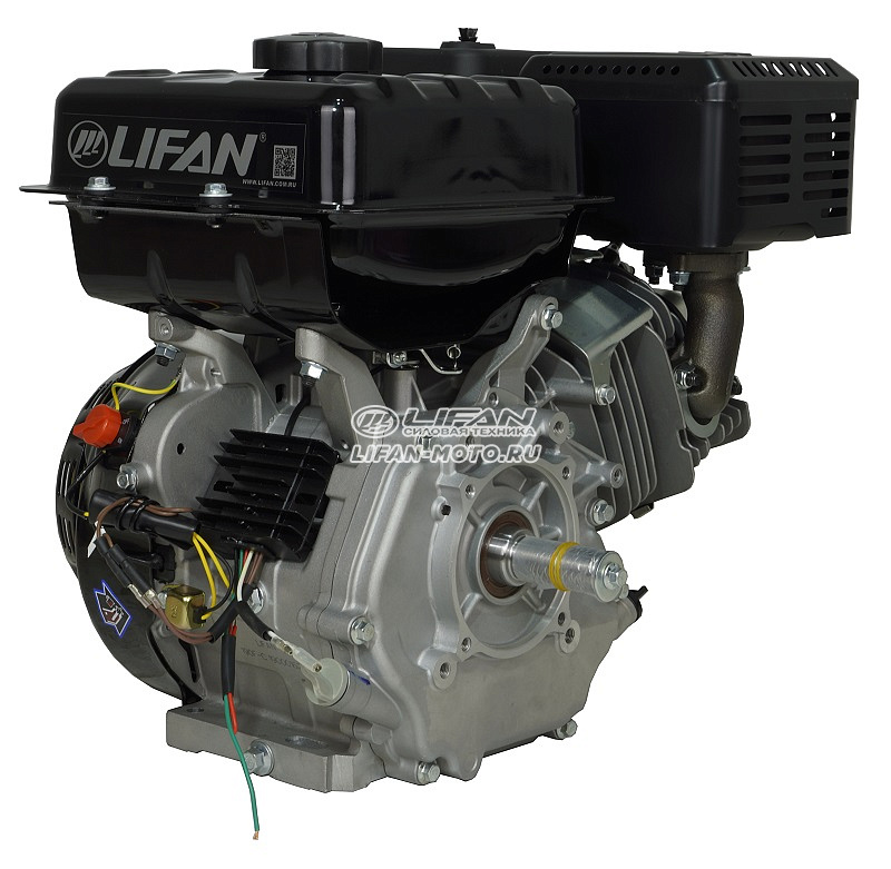 картинка Двигатель Lifan 190F-C Pro, вал Ø25мм, катушка 7 Ампер от официального представителя завода LIFAN в России